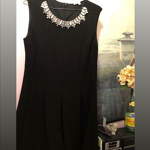 Jeweled Black Dress